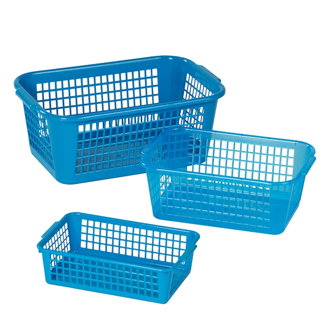Universal basket 4,0 lt blue PP